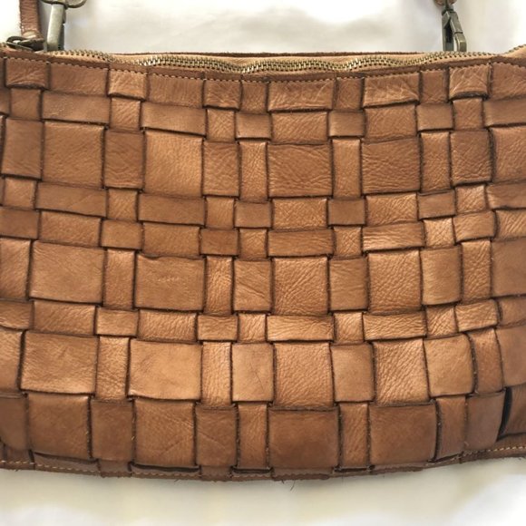 Costanza Rota Tan Woven Leather Cross Body - Picture 3 of 10